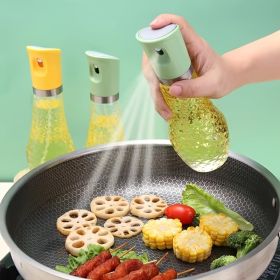 1pc Oil Spray Bottle; Kitchen Household Barbecue Olive Oil Edible Oil Push-type Oil Sprayer; Kitchen Tools; Kitchen Supplies - Green