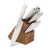 Pioneer Signature 14-Piece Stainless Steel Knife Block Set, Gray - gray