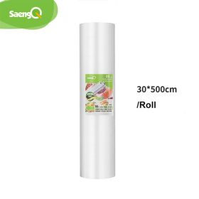 saengQ vacuum bags for food Vacuum Sealer Food Fresh Long Keeping 12+15+20+25+30cm*500cm Rolls/Lot bags for vacuum packer - 30*500cm