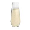 Tritan Lexington Plastic Champagne Flutes Set of 4 (9oz), Unbreakable Mimosa Glasses Plastic Champagne Glasses, Wedding Champagne Flutes - as Pic