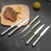 16-Piece Stainless Stee Kitchen Knife Set with Sharpener - as show