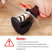 KNIFE SHARPENER Ceramic Tungsten Kitchen Knives Blade Sharpening System Tool USA XH - default